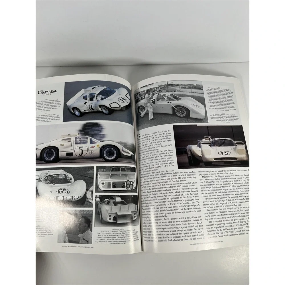 Vintage Motorsport Magazine MAR/APR 1994 Chaparral Story Part‎ III & III/B